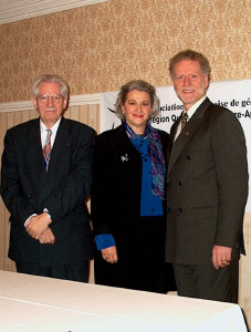 Michel Trottier, Suzanne Belzile et 
Roger Bertrand
