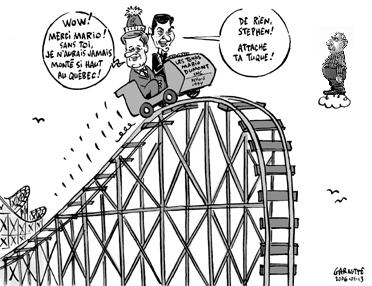 Adaptation d'une caricature de Garnotte, Le Devoir, 13 janvier 2006