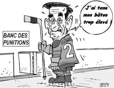 Adaptation d'une caricature de Garnotte, Le Devoir, 21 février 2005