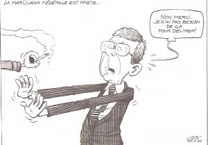 Caricature de Côté, Le Soleil, 24 avril 2002