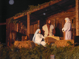 La Nativité, spectacle organisé par la famille Lambert, à Donnacona