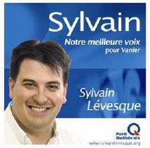 Sylvain Lévesque, candidat du PQ dans la circonscription de Vanier