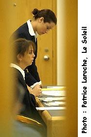 Sophie Chiasson, lors du procès...